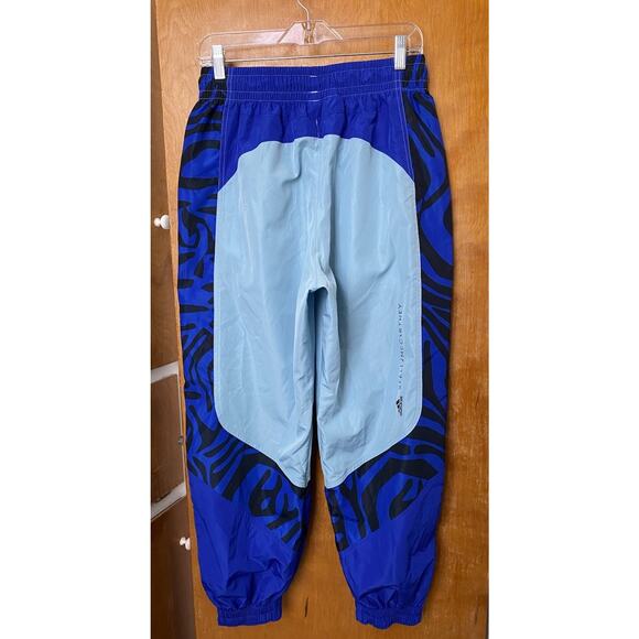 ADIDAS BY STELLA MCCARTNEY LOOSE FIT TRACK PANTS Jogger Blue Orange Zip Ankles M - Picture 4 of 8